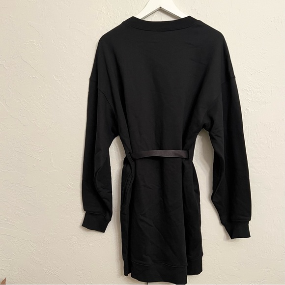 Alo Yoga Cityscape Sweatshirt Dress Black Size Large NWT - Picture 8 of 10
